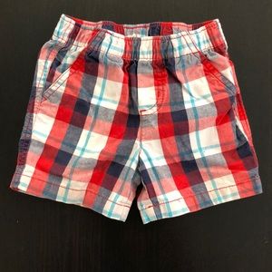 Plaid summer shorts